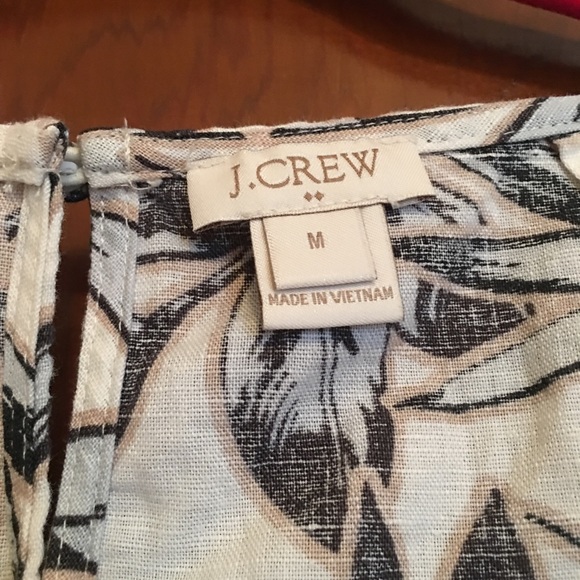 Floral Linen/Cotton Top - Picture 3 of 3