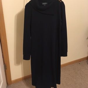 Ralph Lauren sweater dress, navy