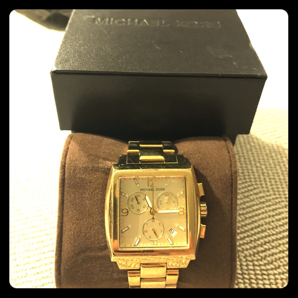 Authentic Gold Michael Kors Watch