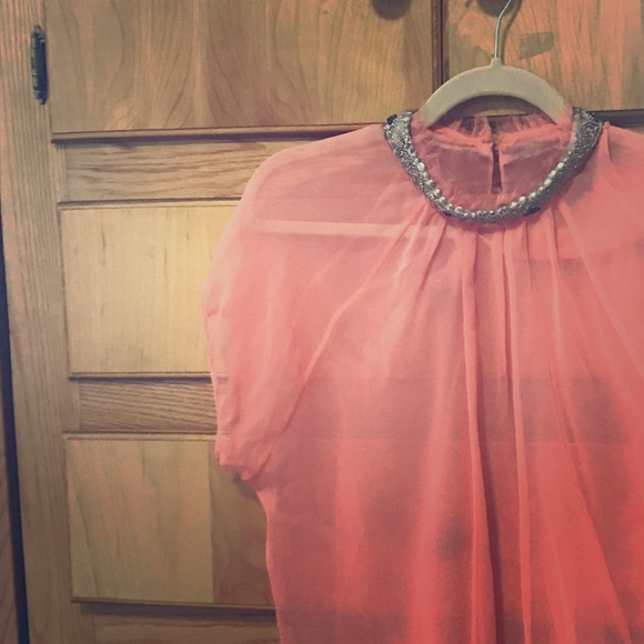 Gorgeous Naven blouse w embellished collar - Picture 1 of 2