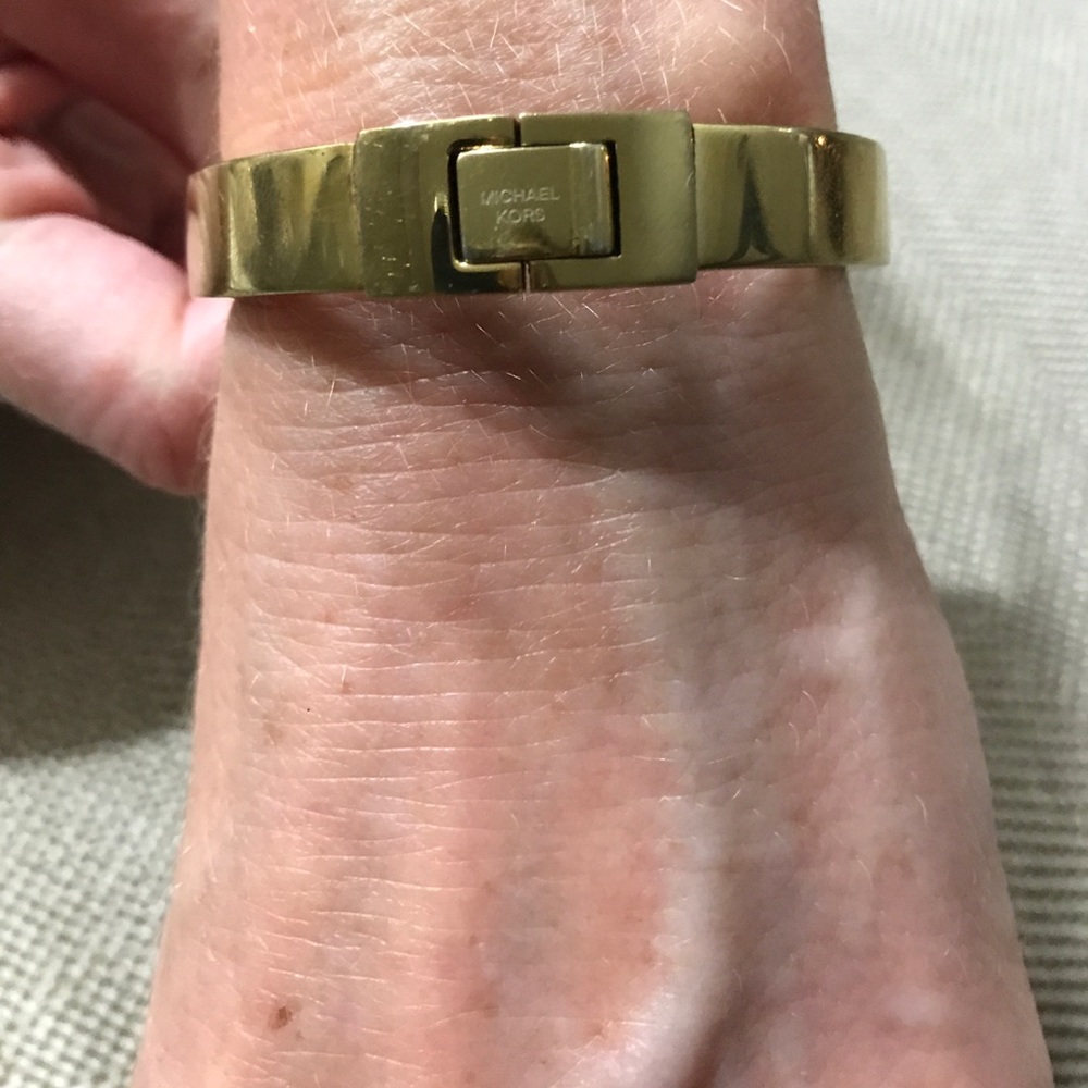 Authentic Michael Kors Gold Bangle - image 2
