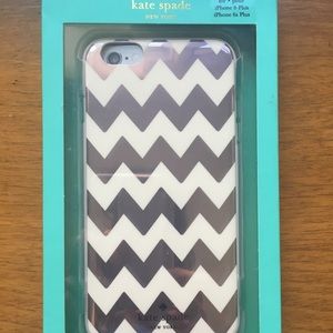 Brand new Kate Spade 6/6s Plus hard chevron case.