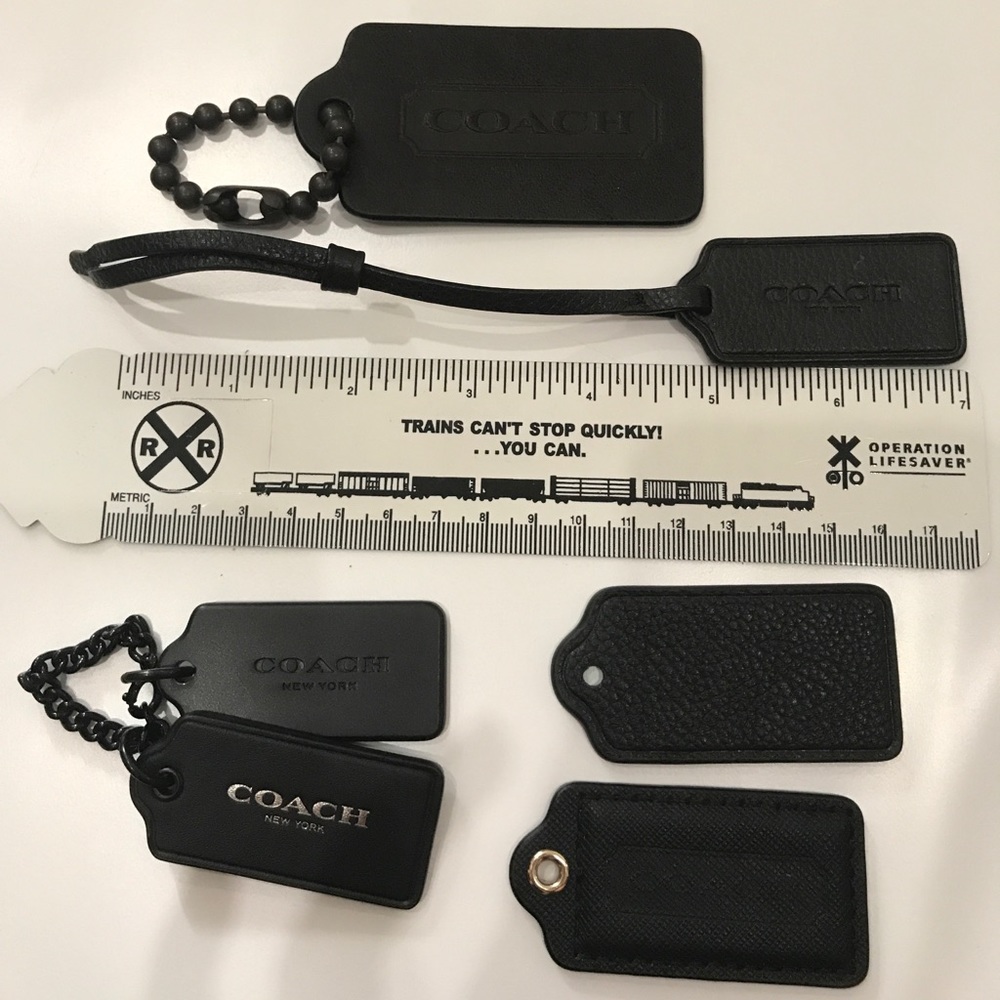Coach UNIQUE All BLACK tags. Make offer