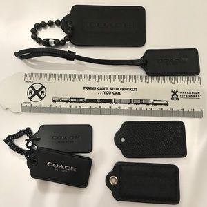 Coach UNIQUE All BLACK tags. Make offer