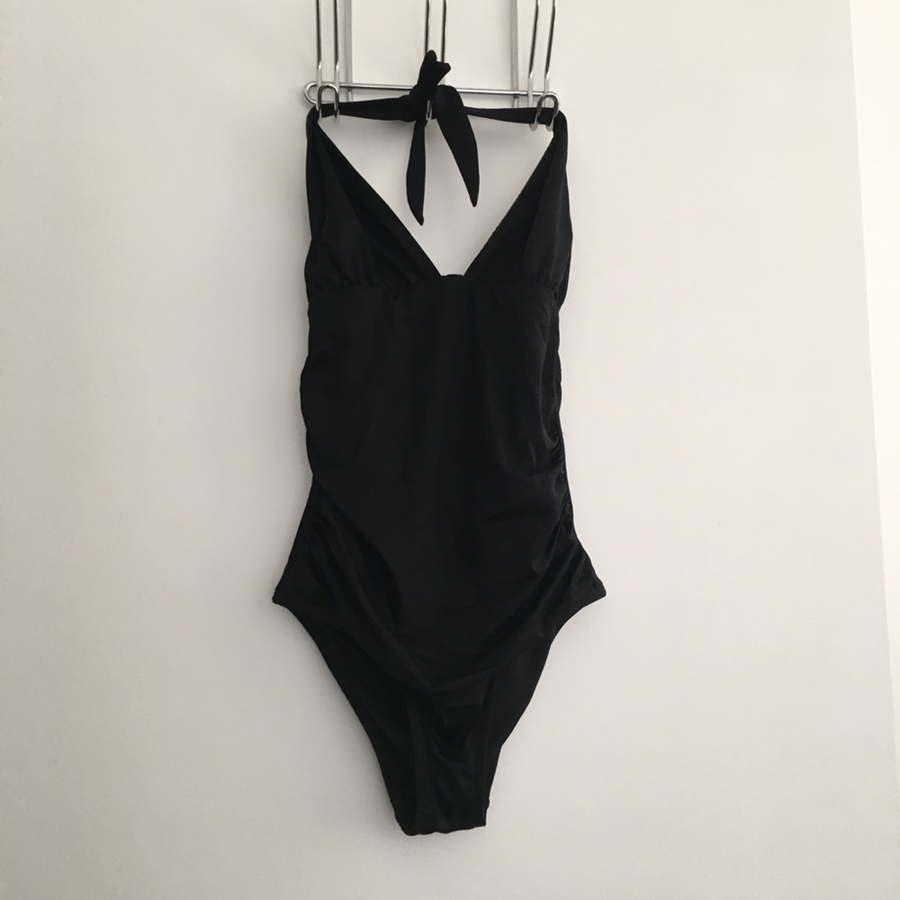 NWOT shoshanna one piece halter style swim suit