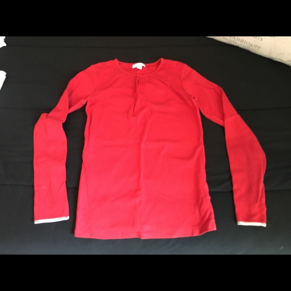 Youth girls burberry London 14 red shirt blouse