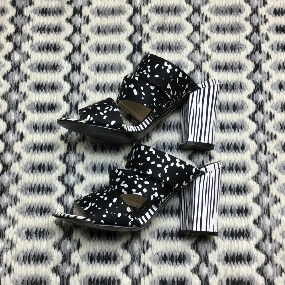 ASOS Artsy Chunky Heel Slip On Mule