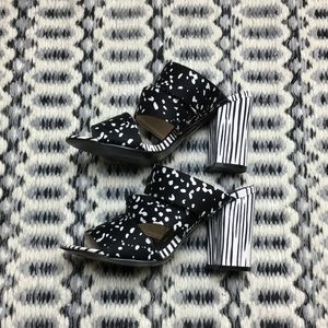 ASOS Artsy Chunky Heel Slip On Mule