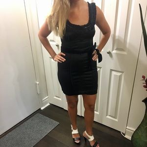 Satin Dress with beautiful details S