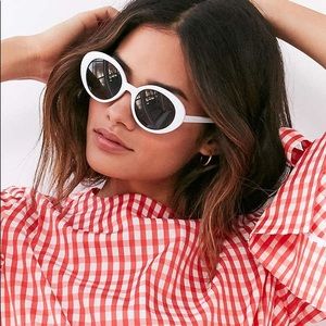 Urban Outfitters White Sunglasses