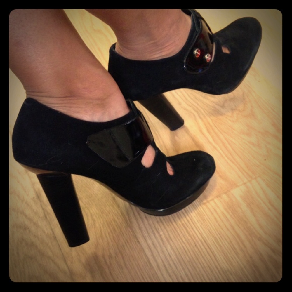 BCBGirls Suede Platform Booties size 9 1/2