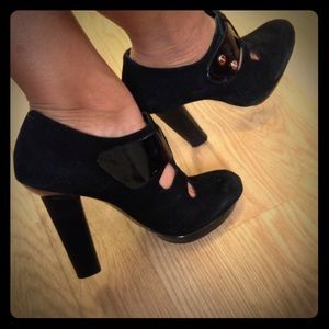 BCBGirls Suede Platform Booties size 9 1/2