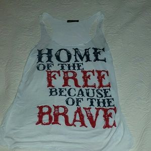 Home of the Free because of the brave tank