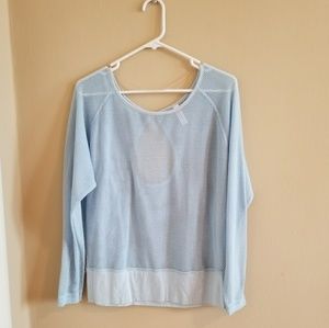 Soybu mesh long sleeve yoga top