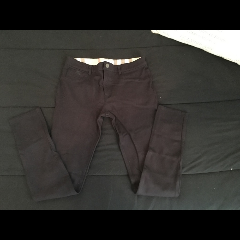 Black Girls Youth burberry slim fit leggings 12