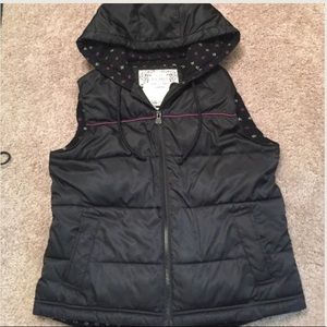 Hooded Old Navy puffy vest