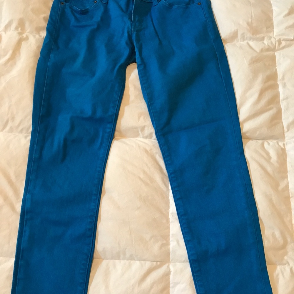 Royal blue J. Crew jeans