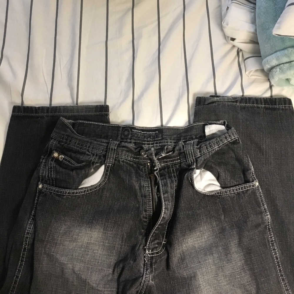 Men's dark jeans