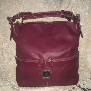 Dooney & Bourke Burgundy/Wine Large Satchel