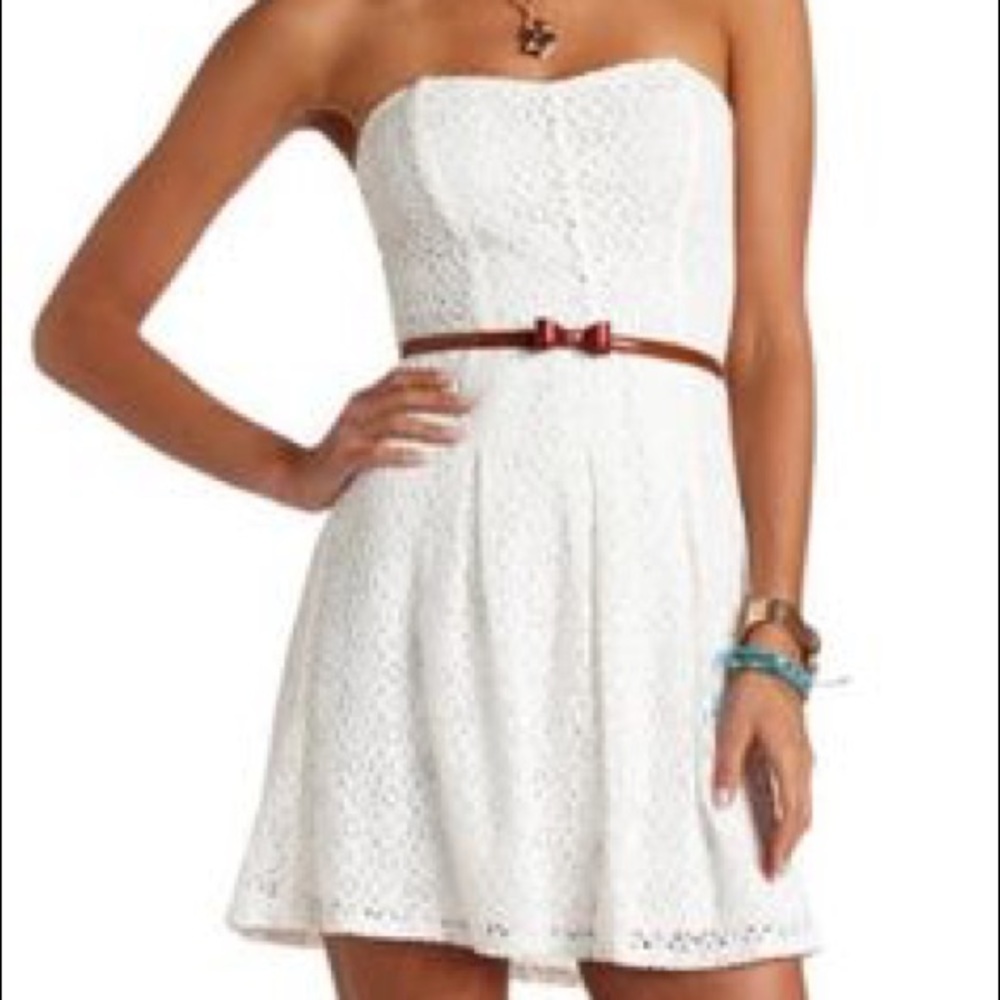 charlotte russe strapless dress