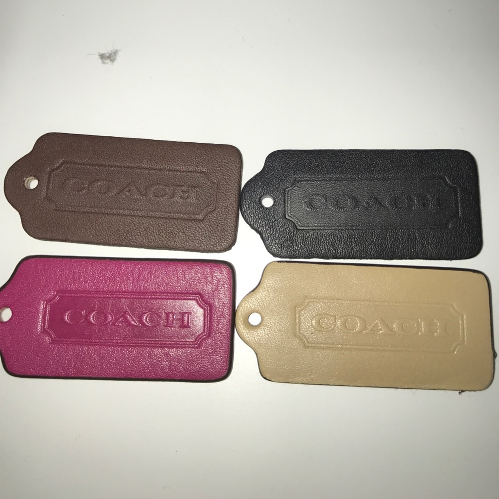 Coach CLASSIC leather tags make offer