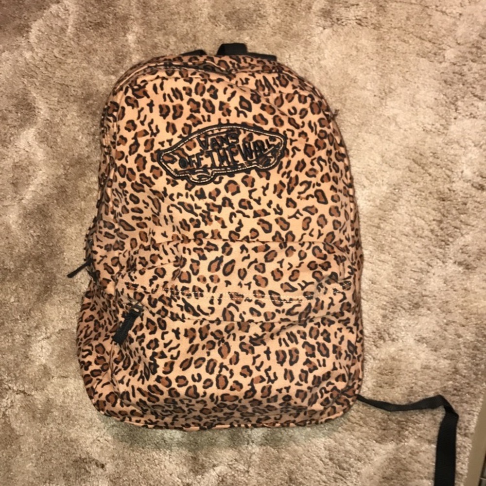 Vans leopard print bookbag