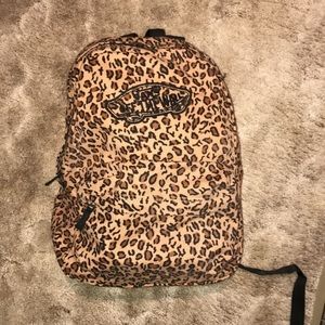 Vans leopard print bookbag