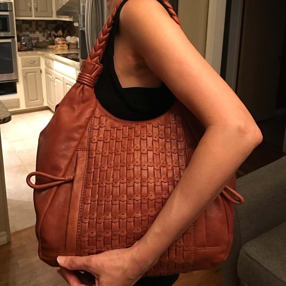 LockHeart Leather Handbag New without Tag