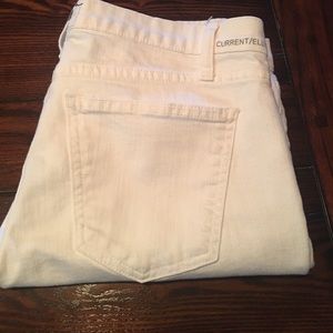 Current Elliot White Jeans