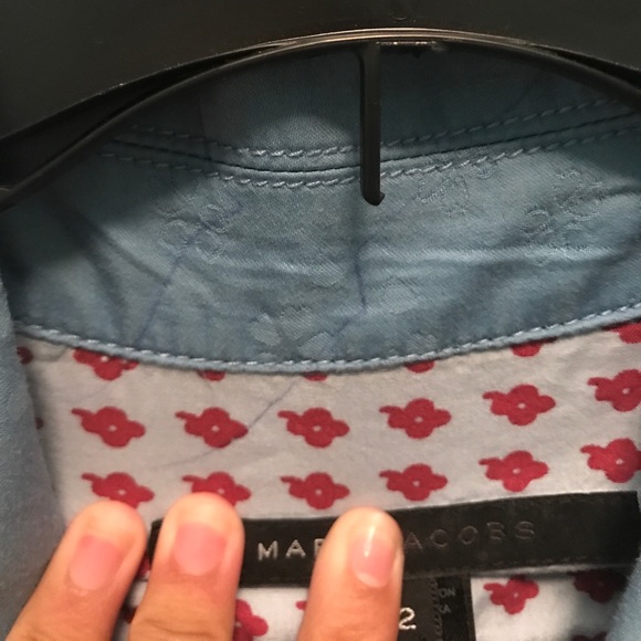 SOLD 💕 Authentic Marc Jacobs Flower Blue Jacket - Picture 5 of 5