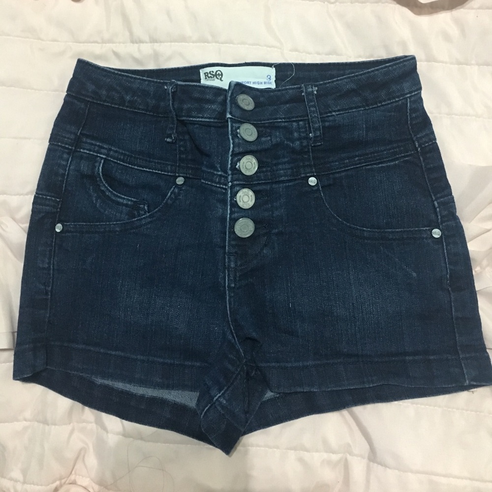 Super cute button up high waisted shorts