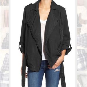 Blank NYC soft black utility jacket