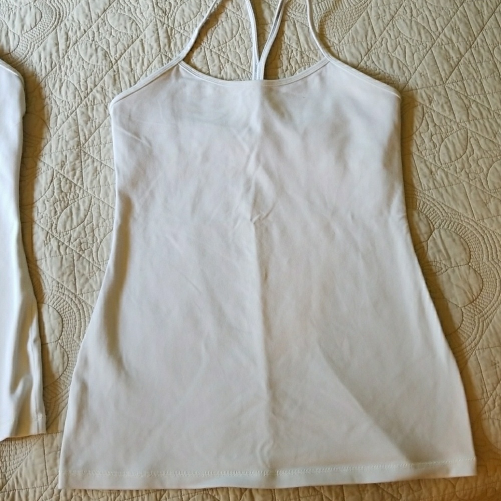 SOLD...Lululemon white tank, size 8