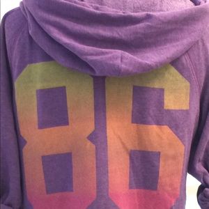 PINK Hooded Sweatshirt With Black "PINK" Logo