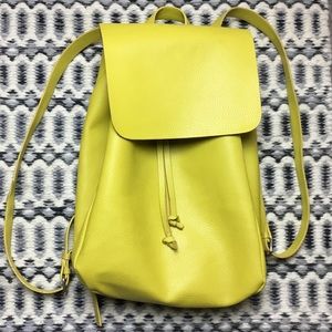 Zara Bright Yellow Backpack