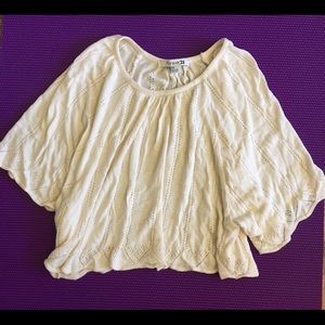 Flowy woven crop top