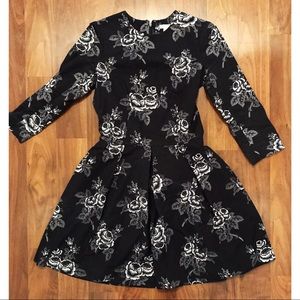 Gap Navy Floral Dress