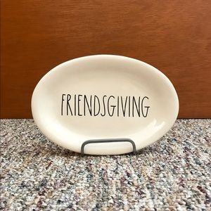 Rae Dunn Friendsgiving Oval Plate