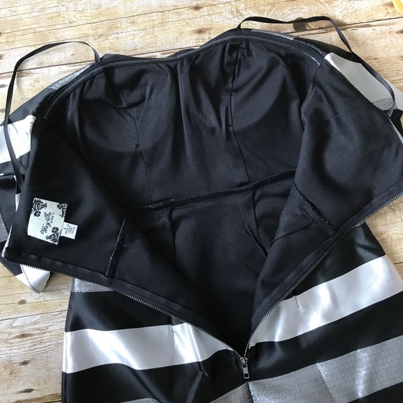 Nordstromâs striped strapless ruffle mini dress - Picture 7 of 7