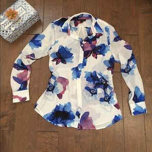 Banana Republic Floral Blouse
