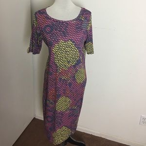 EUC LuLaRoe Julia XL Print