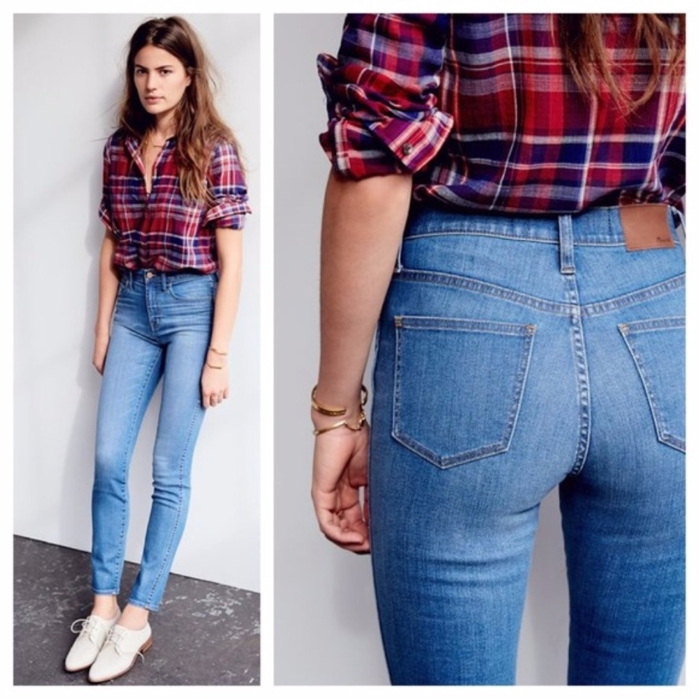 TWO pair!! Madewell 10" high rise skinny jeans