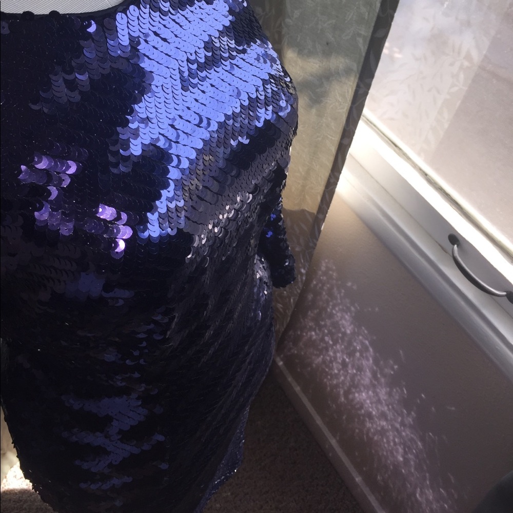 Nordstrom's Blue Sequin Dress