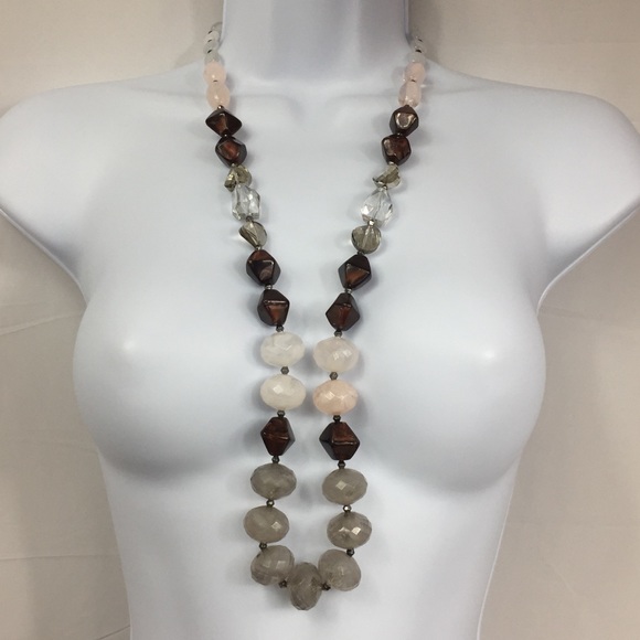 Feeling Pink on a Cloudy Day Necklace NWT - Picture 2 of 5