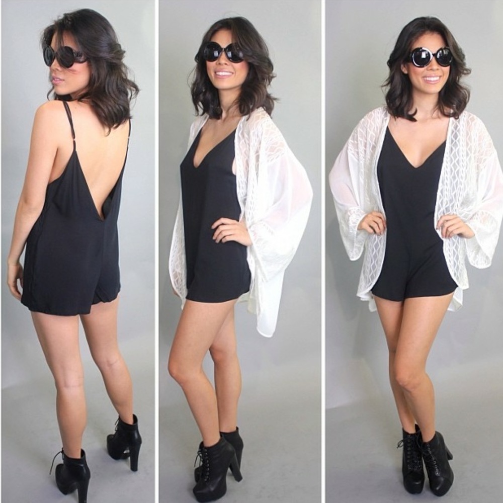 V Neck Romper