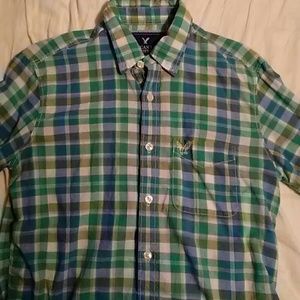 American Eagle Outfitters. - Turquoise Button Up