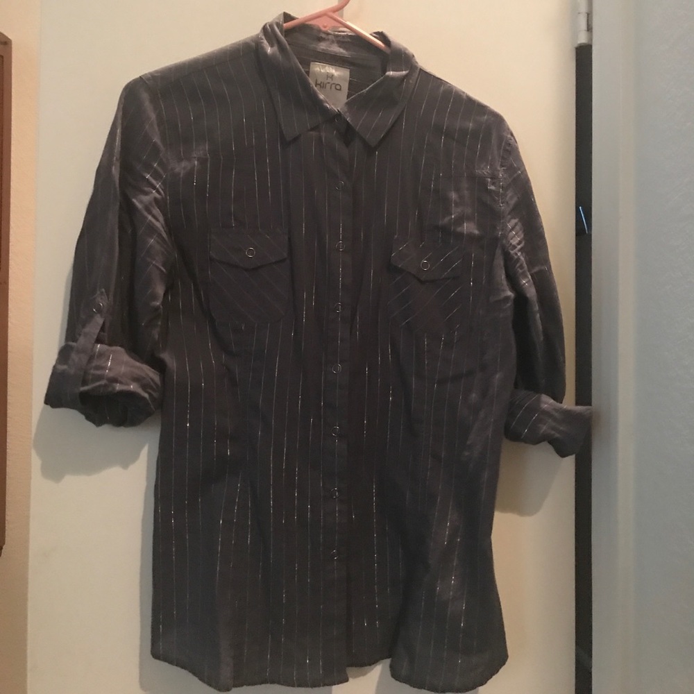 Button up tee shirt