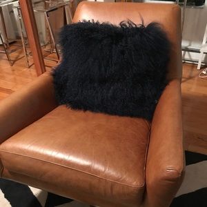 Leather swivel chair