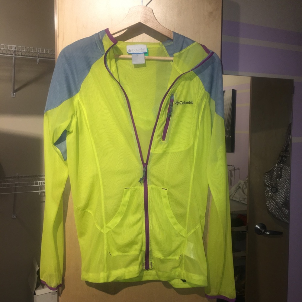 Incredibly unique sheer sport jacket