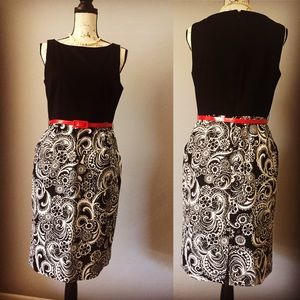 Tahari Arthur S. Levine Mixed media Dress